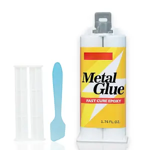 Metal Glue, Heavy Duty  Epoxy Adhesive, Liquid  Bonding,  Foundry Glue for Welding Metals, , Steel, Iron,  Filler, Plastic 1.76 oz