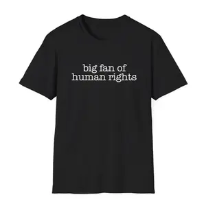 Big Fan Of Human Rights Shirt, Equality Shirt, Social Justice Tee, Political Protest