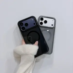 Premium Semi-Transparent Matte Finish iPhone Case Candy Colors - Shockproof Protective Cover for iPhone 11 Pro Max/17 Series with Enhanced Lens Protection