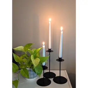 Wrought Iron Taper Candle Holder Stand- Amish Made USA