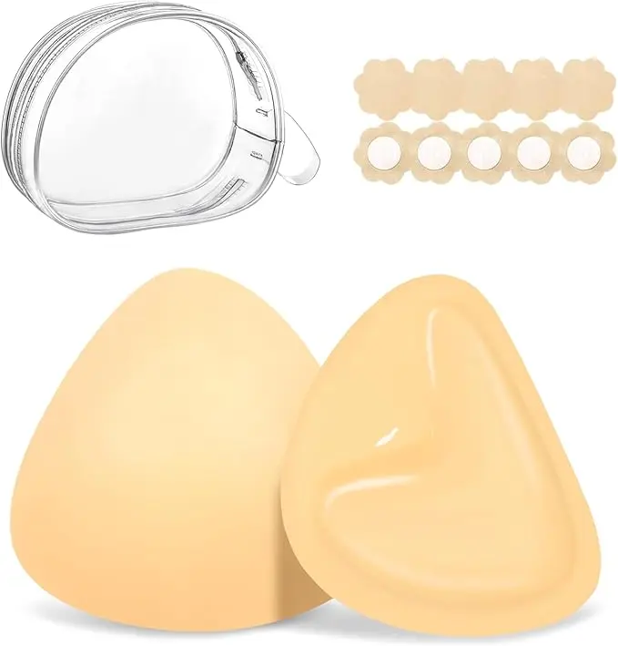 Lot of 4 - Double Sided Sticky Bra Ultra Boost Inserts Pads - Reusable