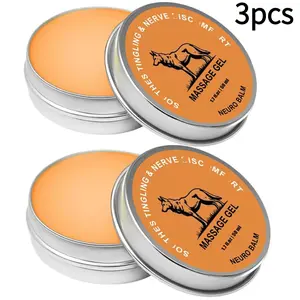 3 PCS The wolf Neuro Balm, Muscle and Joint Builder Balm, Natural Joint Care Soothing Massage Cream,Joint Activities Throughout The Body,Daily Joint & Muscle Care