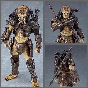 16cm Predator 2 Figma SP-109 Sci-Fi Hunter Action Figure Articulated Movie Character Model Toy With Bio-Mask Ornament Boy Gifts