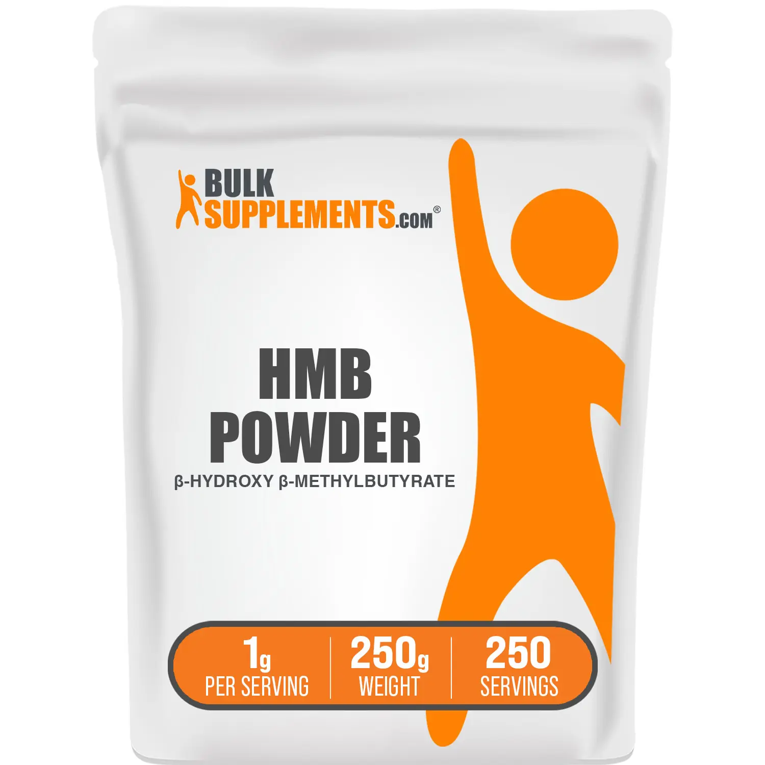 BulkSupplements - Calcium HMB Powder - Muscle Growth and Recovery - Immune - 250g - 1g per Serving