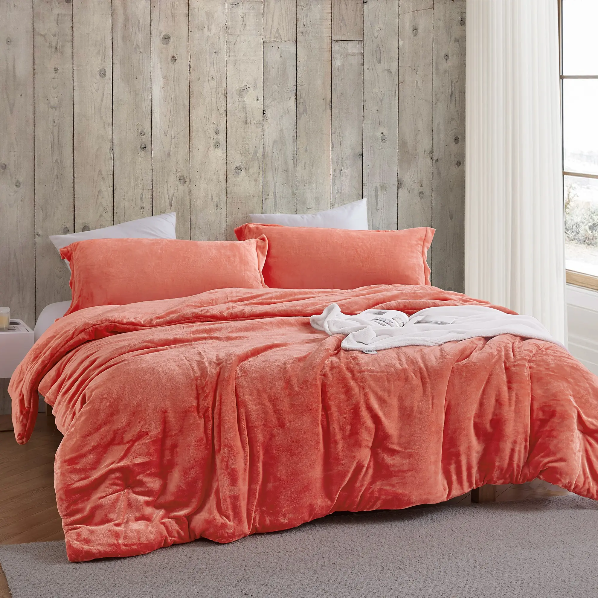 Coma Inducer Oversized Comforter - The Original Plush - Living Coral