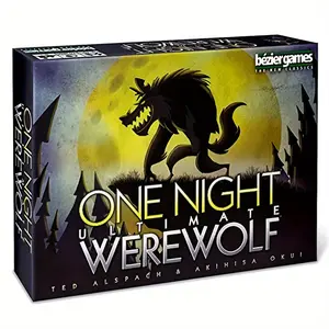 Ultimate Werewolf Party Game, Fun Board Game for 3-10 Players, Quick 10-Minute Playtime, Perfect Gift Idea, Bezier Games