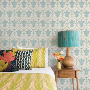 Damask Wallpaper - Peel and Stick