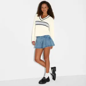 Women's V-Neck Pullover Sweater - Wild Fable Women's V-Neck Pullover Sweater - Wild Fable