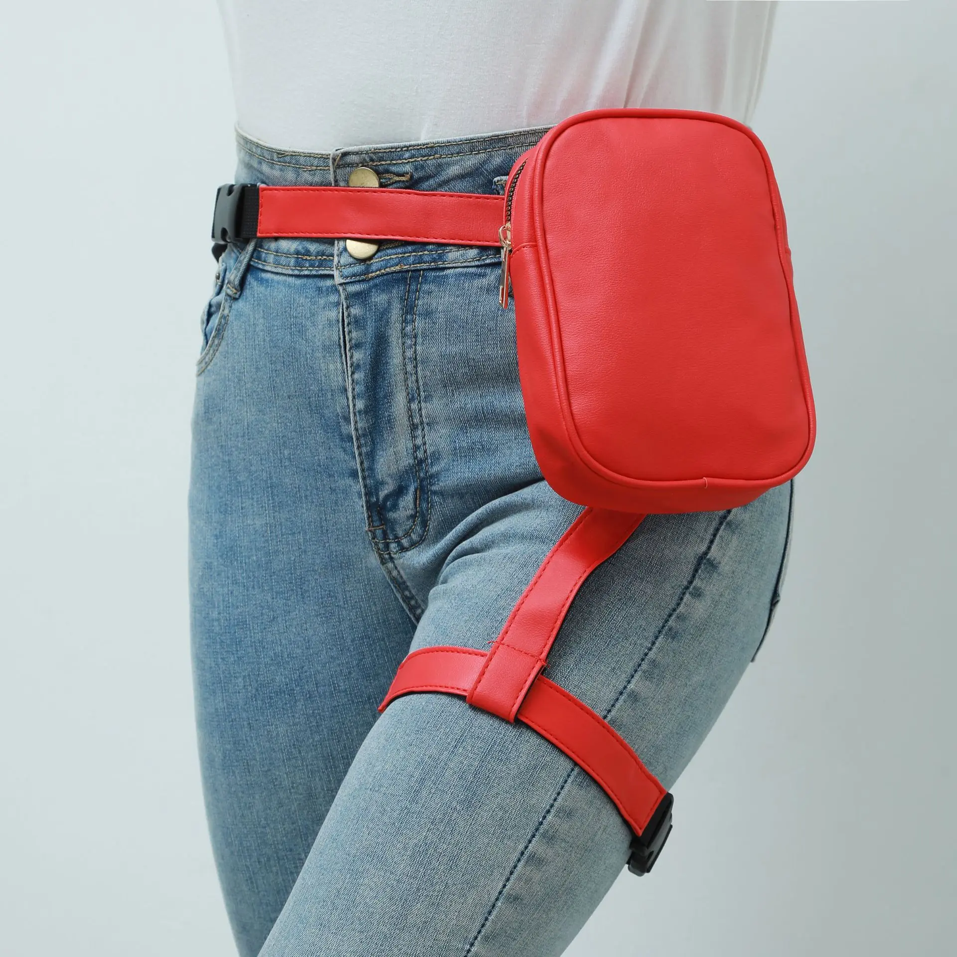 Waterproof Durable Thigh Bag for Hiking, Travel, Cycling & Outdoor Activities, Drop Leg Pack with Multiple Pockets for Men Women, Ideal for Jogging & Gym Workout