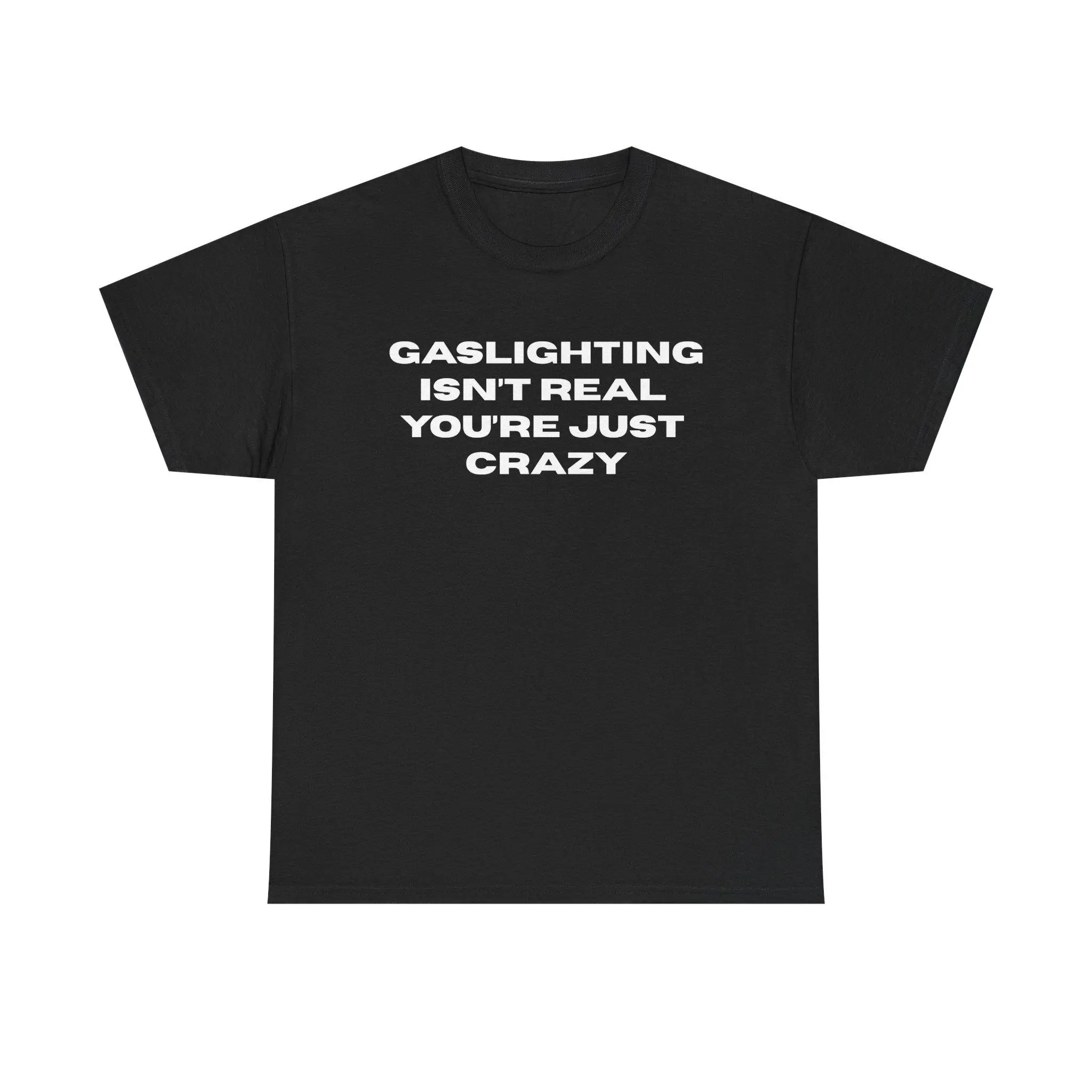 THE GASLIGHT SHIRT -  Tshirt Casual Classic Cotton Fashion Menswear Tee Streetwear Unisex