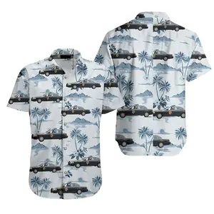 Maryland State Police Ford Interceptor Resident Trooper Hawaiian Shirt