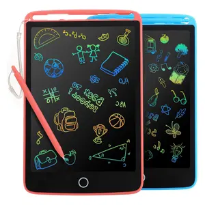 2 Pack LCD Writing Tablet for Kids - Colorful Screen Drawing Board 8.5inch Doodle Scribbler Pad Learning Educational Toy Back to School Gifts (Blue/Pink)