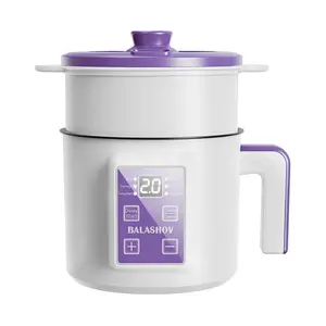 1.7L Electric Rice Cooker Single Double Layer 220V Multi Cooker Non-Stick Smart Mechanical Multicooker Steamed Rice Pot for Home BALASHOV