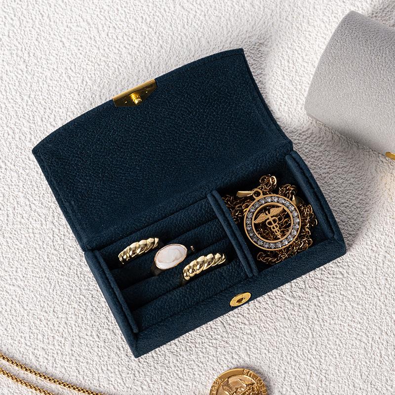 Mini Jewelry Storage Box | Portable Travel Organizer Case | Small Jewelry Box For Rings Earrings Necklaces