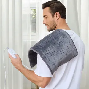 Heating Pad Fast Heating With 5 Heating Levels 2-Hour Smart Auto-Shutoff, Warm, Durable And Multi-Purpose, Designed For Shoulder, Waist, Back And Leg Heating