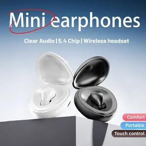 Mini Invisible Earbuds Wireless Bluetooth Headphones Small Earbuds Women Sleeping Earbuds Miniature Sleep Earbuds Tiny Hidden Earbuds Workout Charging Chargeable