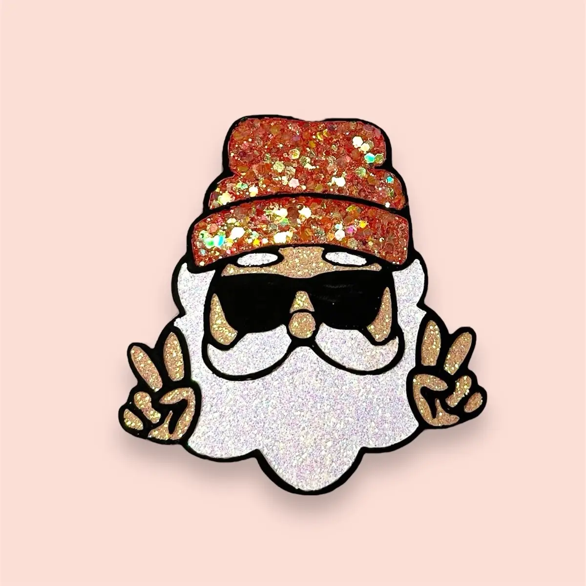 Peace Santa Christmas Car Freshie