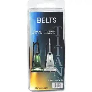 Titan T4000, T4000.2, and TC6000 Upright Vacuum Belts T4-B2