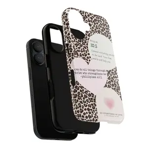 [Popular]for iPhone 13 Leopard Print Christian Quotes Phone Case For Samsung S24 Ultra And  17, 16, 15, 14, 13, 12, 11 Pro Max, Plus,Screen Protector,Fidgets,