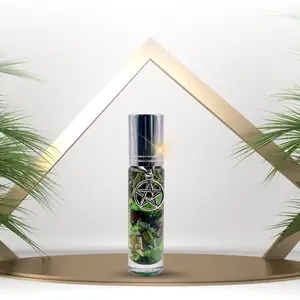 Money Spell Roll On Perfume | Voodoo, Wicca, Magick, Brujería, Spell, Hoodoo, Ritual | Essential Oils, Ritual Rice, Herbs & Crystal