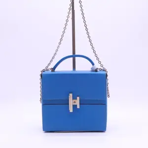 Pre-owned HERMÈS Leather Shoulder Bags Hermes Cinhetic Top Handle Bag Epsom B22045