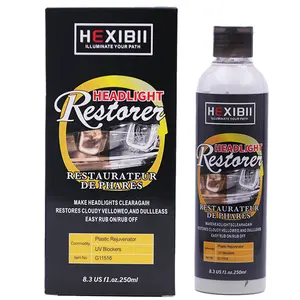Car Headlight Restoration Kit - Headlight Repair Kit for Restoring to Like-New Condition -  Long-Lasting, Clarifying Compound & More - No Tools Required
