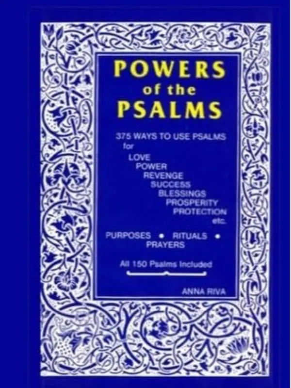 Anna Riva Power of the Psalms Religion Devotional Book - English Biblical Literature, Accessible Language Paperback, Bible Verses Guidance & Insight Daily Reflection Materials (7-12-2015)