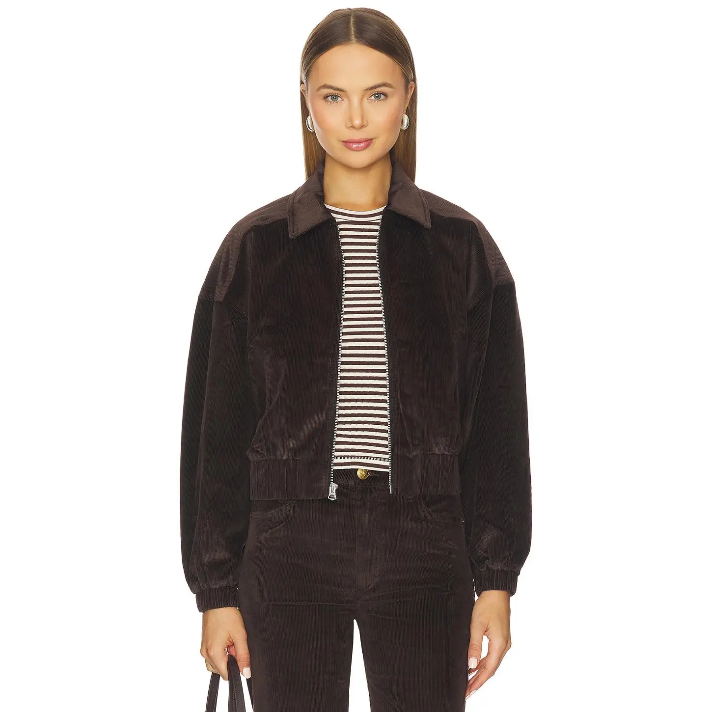 Rag & Bone Lara Corduroy Jacket in Dark Brown Rag & Bone Lara Corduroy Jacket in Dark Brown