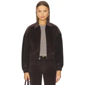 Rag & Bone Lara Corduroy Jacket in Dark Brown