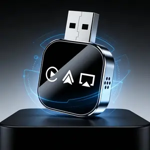 Universal 3-in-1 Wireless CarPlay Mirror Link Adapter, Stable Plug & Play Design