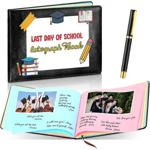 Graduation Autograph Book School Year Graduation Favors and Gifts Class of 2026 Autograph Book for Signatures End of School Year Keepsake Journal Party Decorations