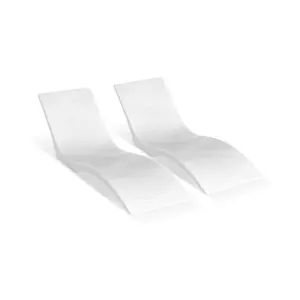 VEVOR In-Pool Lounge Chairs, Set of 2 Chaise Lounger, Inside Pool Lounge Chairs for up to 5 Water Depths, Fixed in Pools Floating on Water, Suitable for All Pool Types, Poolside Sun Deck Tanning