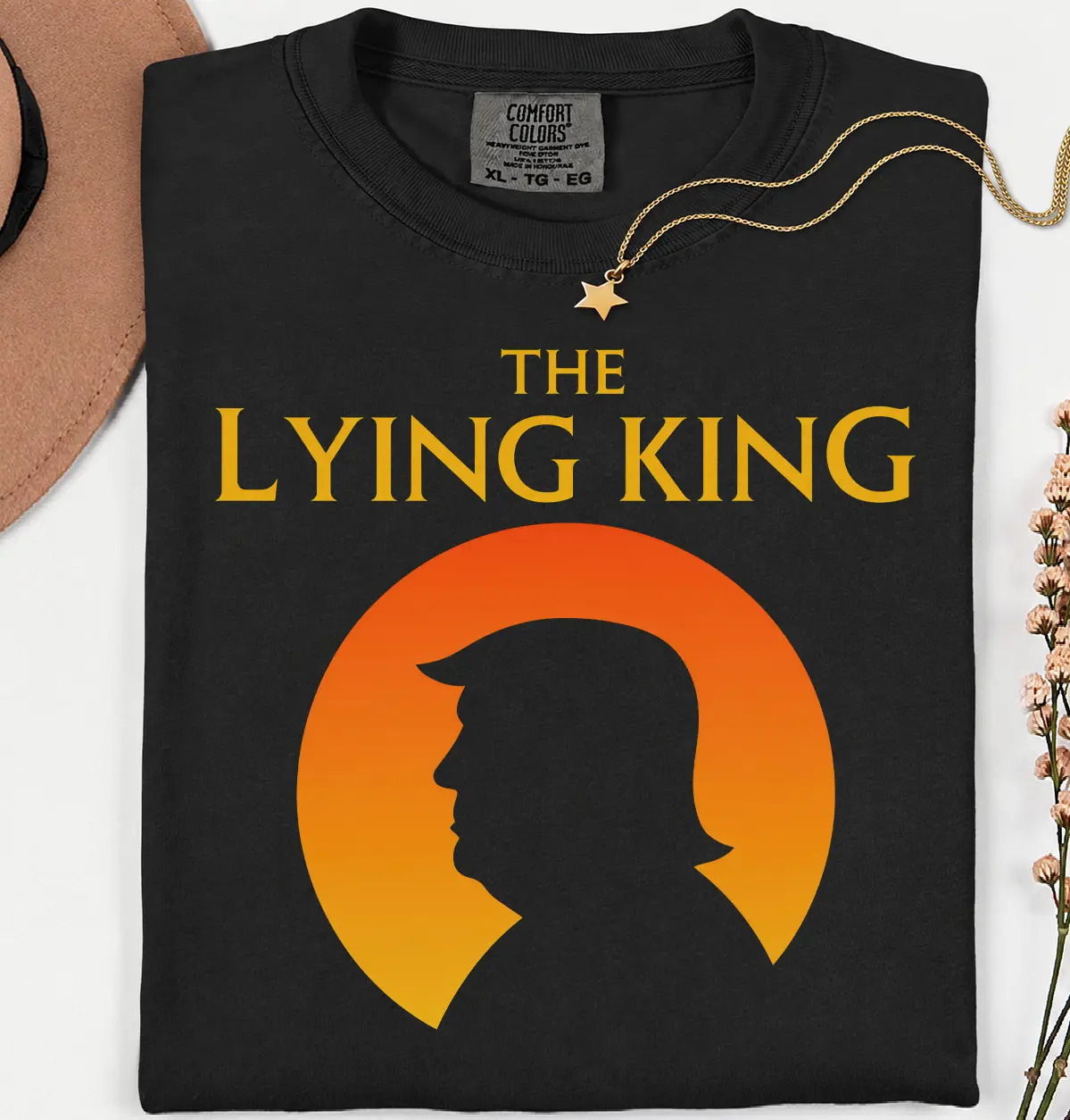 The Lying King T-Shirt, Funny Graphics T-Shirt, Graphics Shirt, Casual Womenswear, Unisex Tee