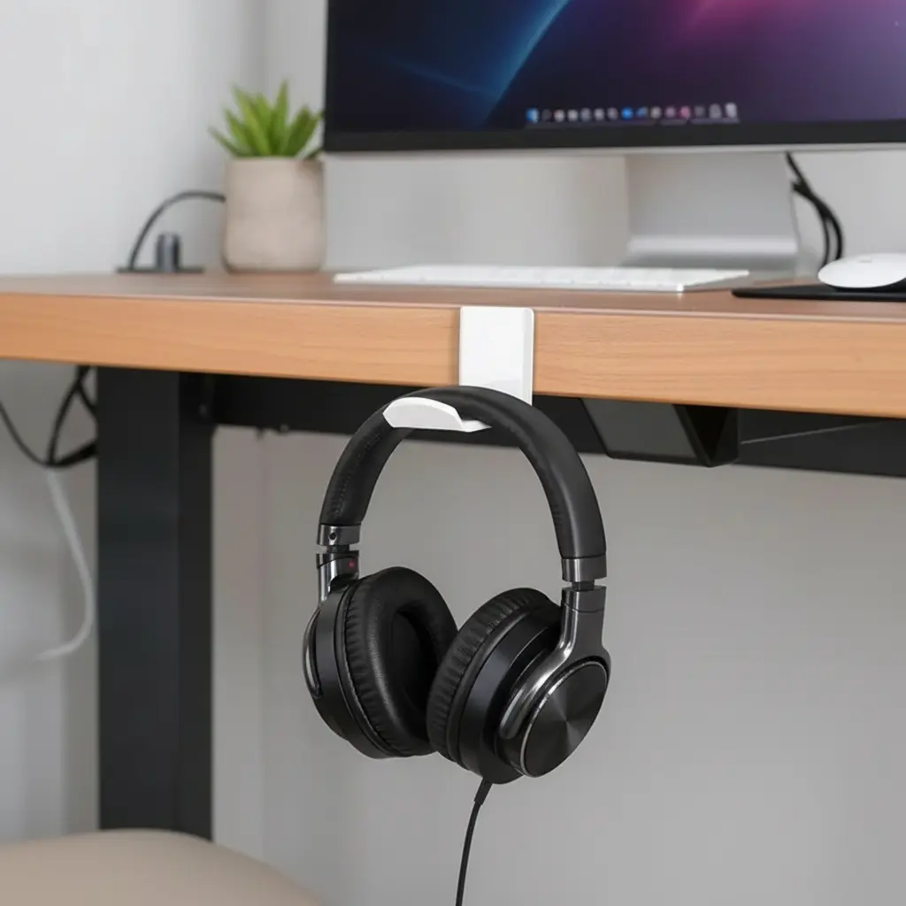 Practical Portable Desktop Headphone Stand Storage Rack Display Accessories 1pc