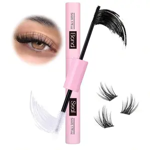 2 In 1 Lash Bond Glue And Seal Waterproof Long Lasting Cluster Lash Glue(Bond 5ml/ 0.17 Fl.Oz And Seal 5ml/0.17 Fl.Oz)