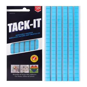 Adhesive Poster Sticky Tack Putty,  and Removable Adhesive Putty, 120 count, Mounting Putty for displaying Wall Paintings, Museum Art Photography, Picture, Crafts (Blue, Pack of 1)
