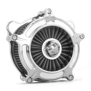 Chrome Turbine spike Air Cleaner filters For Harley Sportster XL iron 883 XL1200 1991-up