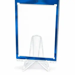 Blue Chrome Magnetic Card Display Case (35–55pt)