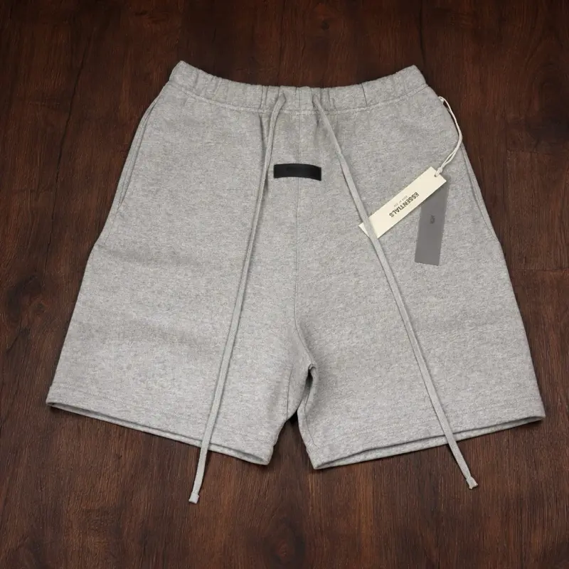 Plain Menswear Shorts - Menswear - Pocket, Tropical - Casual Style with Drawstring Waist