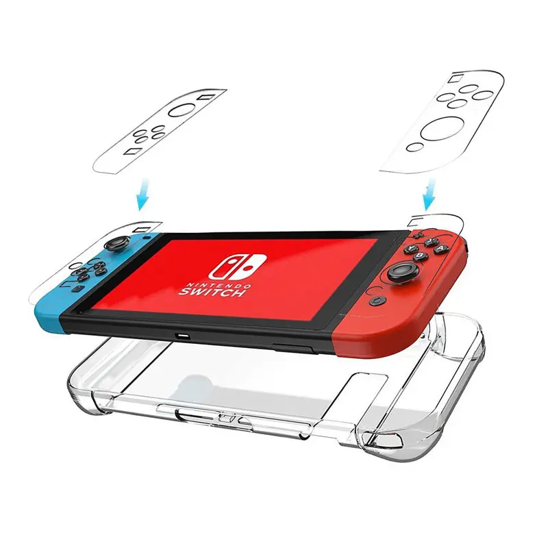 Slim Crystal Shell Console Accessory for Nintendo Switch 2 (2025) Handheld Console - Transparent Hard Case with Scratch, Shock Protection for Joycon Controllers, Enhanced Durability