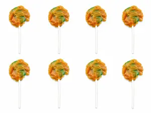 Tootsie Caramel Apple Pops 8-Pack Green Apple Candy with Chewy Caramel 0.625 oz Each Individually Wrapped for Freshness Perfect for Party Favors and Everyday Snacking