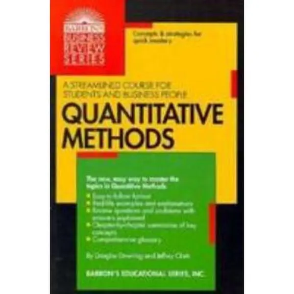USED-Quantitative Methods (Business Review Series) by Douglas Downing (Paperback)