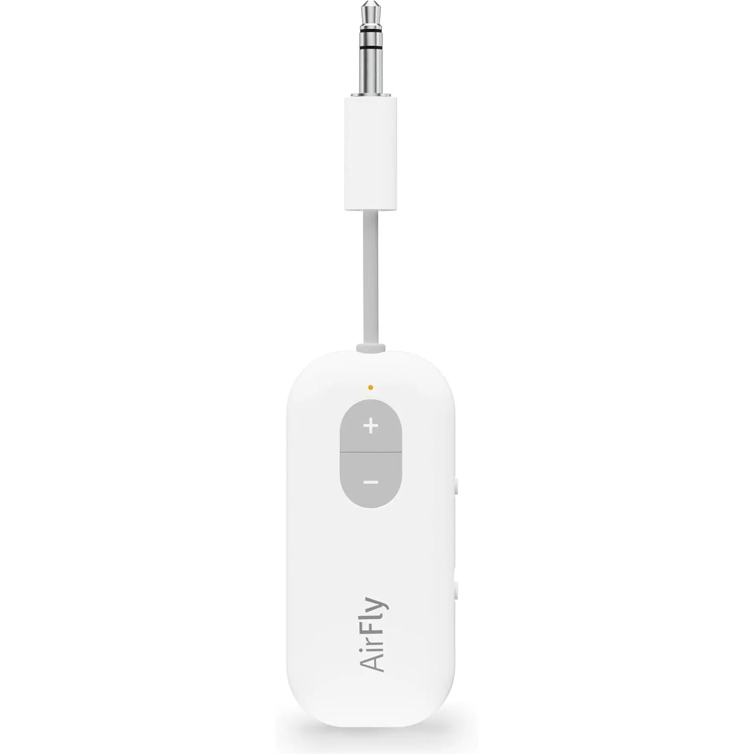 Twelve South AirFly SE, Bluetooth Wireless Audio Transmitter Adapter, White | Bluetooth Adapter for AirPods/Headphones, 20+ Hr Battery, Works with 3.5mm aux Jacks on Airplanes, TVs, Gym Equipment, Travel