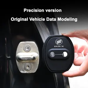 4pcs Silicone Car Door Lock Cover, Door Stopper Protector for Buick Regal Envision Lacrosse Encore Excelle Enclave Verano Accessories