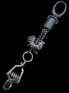 ParacordClips - El Gallo Fino Negro Glove Clip