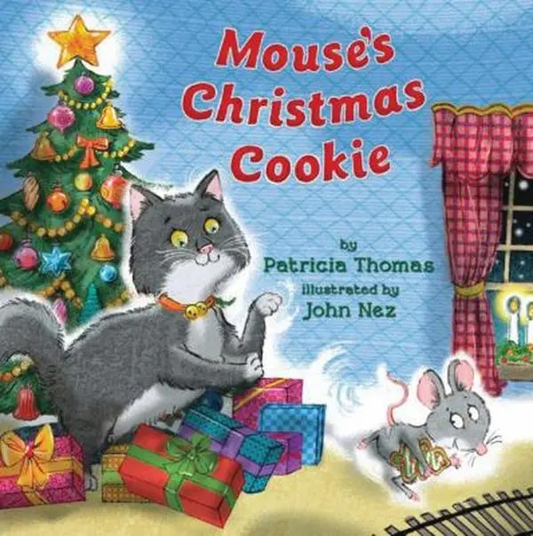 Used "Mouse's Christmas Cookie" Hardcover Book by Patricia Thomas - 0.85 lb Christmas Exchange Gifts, Friendship Gift Exchange School & Educational Office Stationery Supply, 0.85 Pounds