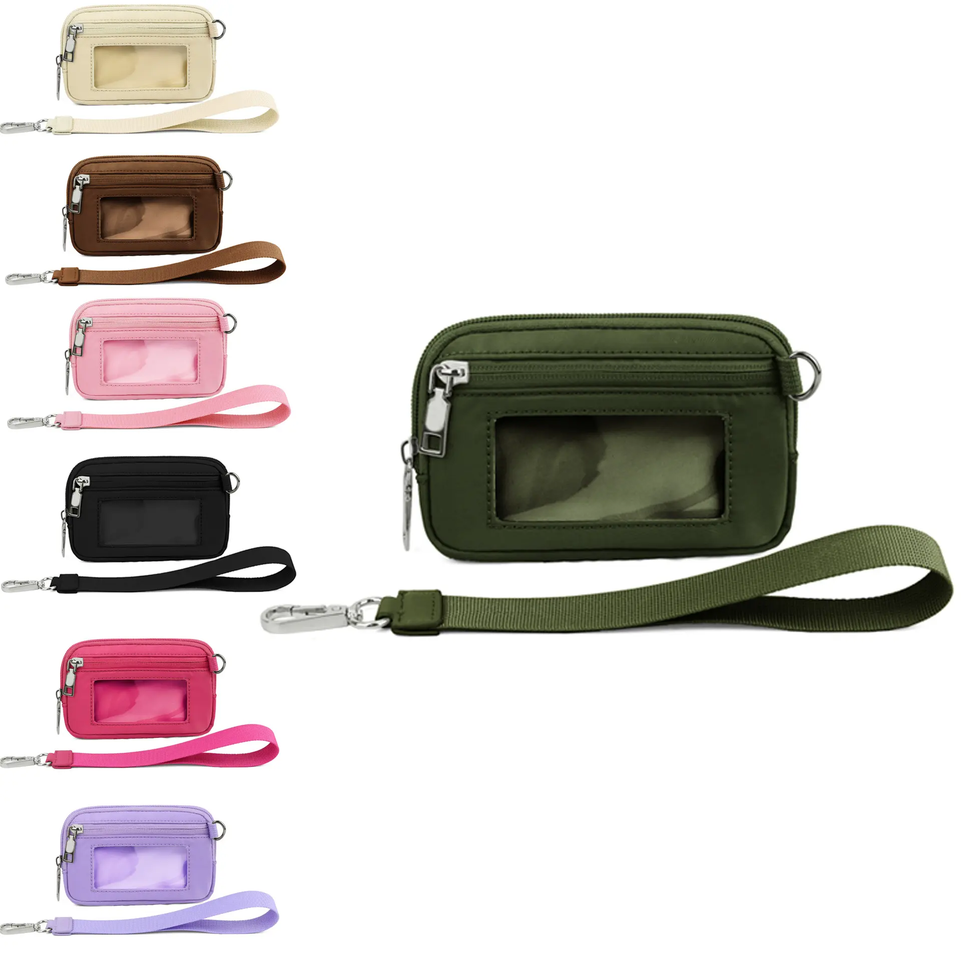 The iris wallet, 2024 Summer Trends Hot Sale Wallets, Bags for Women and Girls, Zipper Card Case with ID Window - 7 Color Options