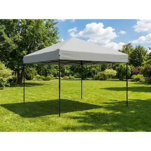 Garvee Heavy Duty Pop Up Canopy Tent, Easy One-Person Setup, 10x10 FT Commercial Instant Shelter with Removable Sidewall, UPF 50+ Waterproof Shade for Outdoor Events, Parties, Camping, and Markets