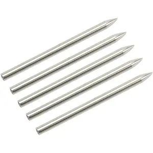 5 pcs silver stainless steel 550 paracord fid lacing stitching weaving needles, weaving string stick, weave tool