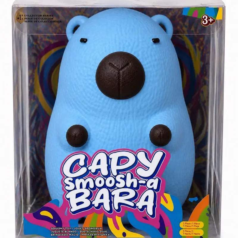 Capybara Squishy Toy – Slow Rising Stress Relief Foam Squeeze Toy